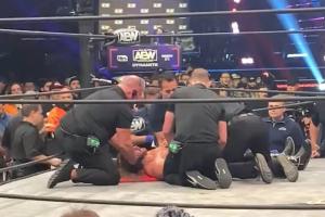 AEW Stops Jon Moxley Vs. Adam Page Due To Injury
