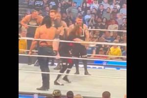 Video Of John Cena, Kevin Owens, Drew McIntyre, Sheamus Vs. The Bloodline In A Dark Match