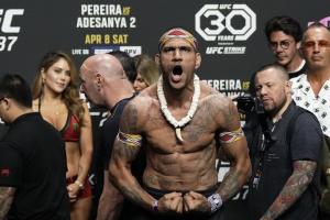 Trash Talk Heats Up: Alex Pereira Predicts Israel Adesanya's Future In WWE After UFC 287 Rematch