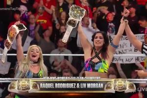 Liv Morgan And Raquel Rodriguez Becomes The New WWE Women's Tag Team Champions On 5/10/23 WWE Raw