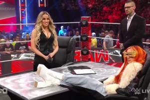 Becky Lynch And Trish Stratus Ignite The Stage For Their Epic WWE Night of Champions Clash On WWE Raw