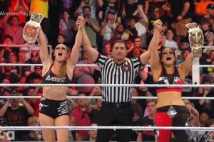 Ronda Rousey And Shayna Baszler Claim The Women's Tag Team Championship On 5/29/23 WWE Raw