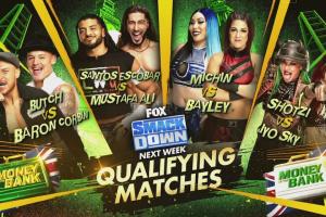 Four Money In The Bank Qualifying Matches Set For 6/9 WWE SmackDown, Updated Lineup