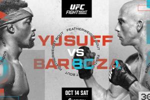 UFC Fight Night 230: Yusuff vs. Barboza Fight Card: Preview, Date & Location, Tickets, Start Time