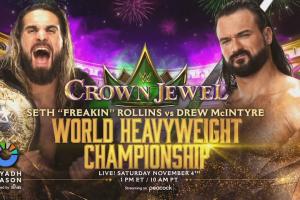 Seth Rollins vs. Drew McIntyre Confirmed For WWE Crown Jewel 2023