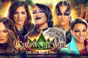 WWE Crown Jewel 2023 Results: Rhea Ripley vs. Nia Jax vs. Shayna Baszler vs. Zoey Stark vs. Raquel Rodriguez Full Match & Winner