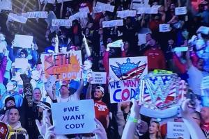 Rocky Sucks Chants Ensued During 2/5 WWE Raw; A Majority Of Fans Were Holding #WeWantCody Signs