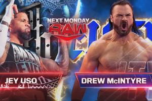 Drew McIntyre vs. Jey Uso And More Set For 2/26 WWE Raw, Updated Lineup