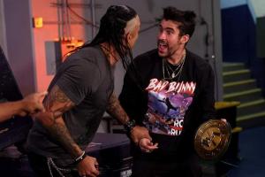 Bad Bunny Shows Up With 24/7 Championship During His Performance On SNL