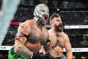 Philadelphia Eagles Stars Kelce and Johnson Train For Surprise WWE WrestleMania Appearance