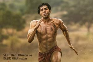 First Look Poster of Kartik Aaryan's 'Chandu Champion' Unveiled