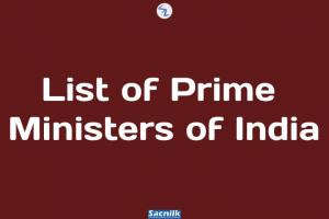 List of Prime Ministers of India