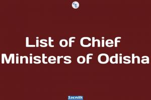 List of Chief Ministers of Odisha

