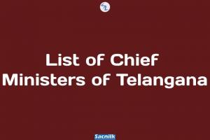 List of Chief Ministers of Telangana

