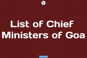 List of Chief Ministers of Goa