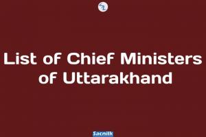 List of Chief Ministers of Uttarakhand
