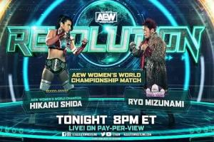 AEW Revolution 2021:  AEW Women's World Title - Hikaru Shida Vs. Ryo Mizunami Result, Winner