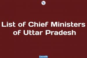 List of Chief Ministers of Uttar Pradesh