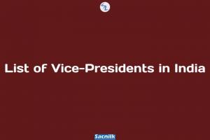 List of Vice-Presidents in India