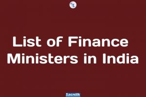 List of Finance Ministers in India