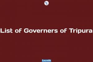 List of Governers of Tripura
