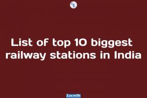 List of top 10 biggest railway stations in India