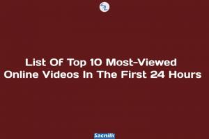 List Of Top 10 Most-Viewed Online Videos In The First 24 Hours