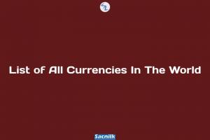 List of All Currencies In The World