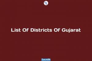 List Of Districts Of Gujarat