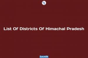List Of Districts Of Himachal Pradesh
