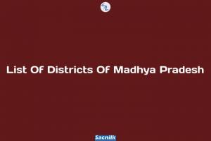 List Of Districts Of Madhya Pradesh