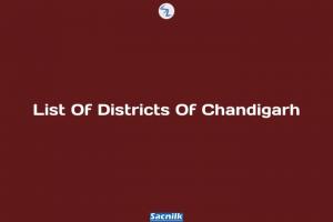 List Of Districts Of Chandigarh