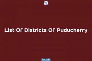 List Of Districts Of Puducherry