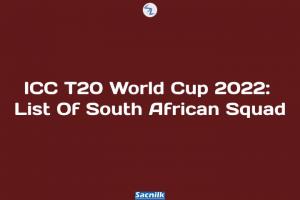 ICC T20 World Cup 2022: List Of South African Squad