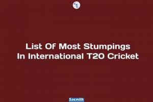List Of Most Stumpings In International T20 Cricket