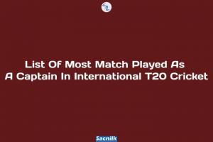 List Of Most Match Played As A Captain In International T20 Cricket