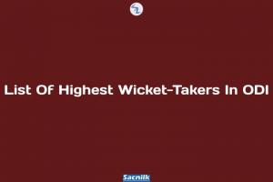 List Of Highest Wicket-Takers In ODI