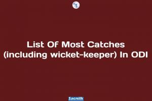 List Of Most Catches (including wicket-keeper) In ODI