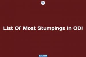 List Of Most Stumpings In ODI