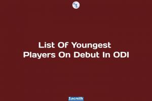 List Of Youngest Players On Debut In ODI