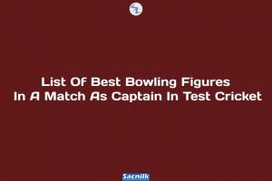 List Of Best Bowling Figures In A Match As Captain In Test Cricket