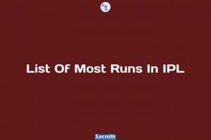 List Of Most Runs In IPL