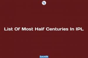 List Of Most Half Centuries In IPL