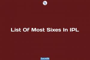 List Of Most Sixes In IPL