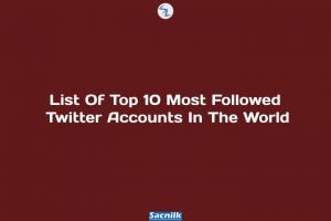 List Of Top 10 Most Followed Twitter Accounts In The World