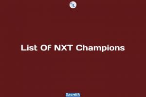 List Of NXT Champions