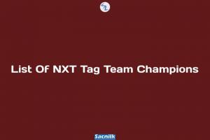 List Of NXT Tag Team Champions