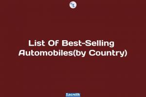 List Of Best-Selling Automobiles(by Country)