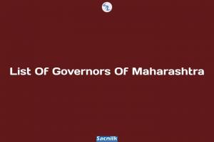 List Of Governors Of Maharashtra