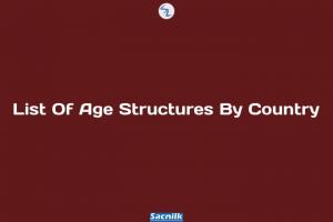 List Of Age Structures By Country